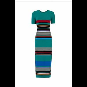 Diane Von Furstenberg Multicolor Sweater Dress - L